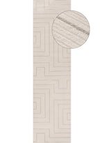 Carmel Cream - Grey Geometric Rug | 6040 - Bargainia.com - 