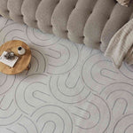 Carmel Cream - Grey Geometric Rug | 6070 - Bargainia.com - 