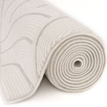 Carmel Cream - Grey Geometric Rug | 6070 - Bargainia.com - 