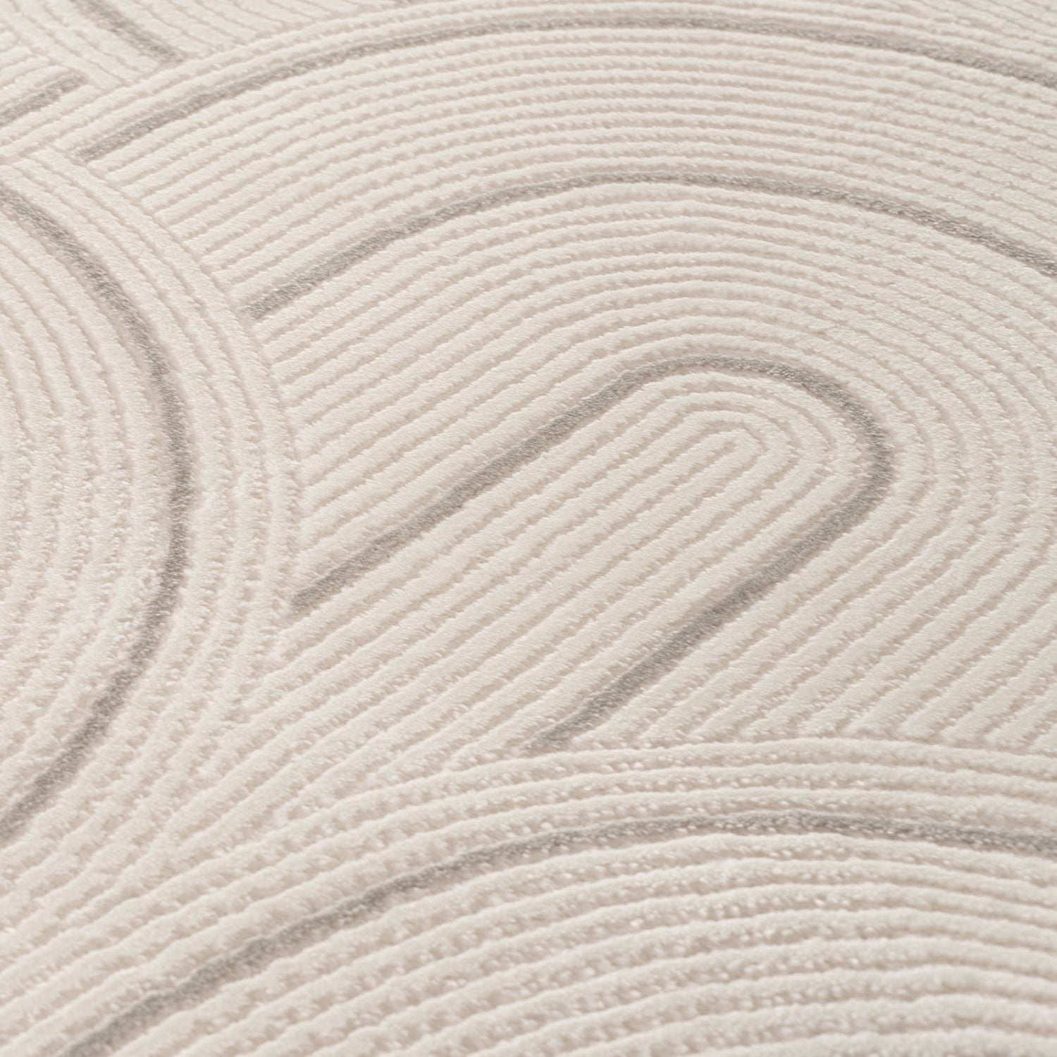 Carmel Cream - Grey Geometric Rug | 6070 - Bargainia.com - 5056584582260 - CRM-CG-80x150