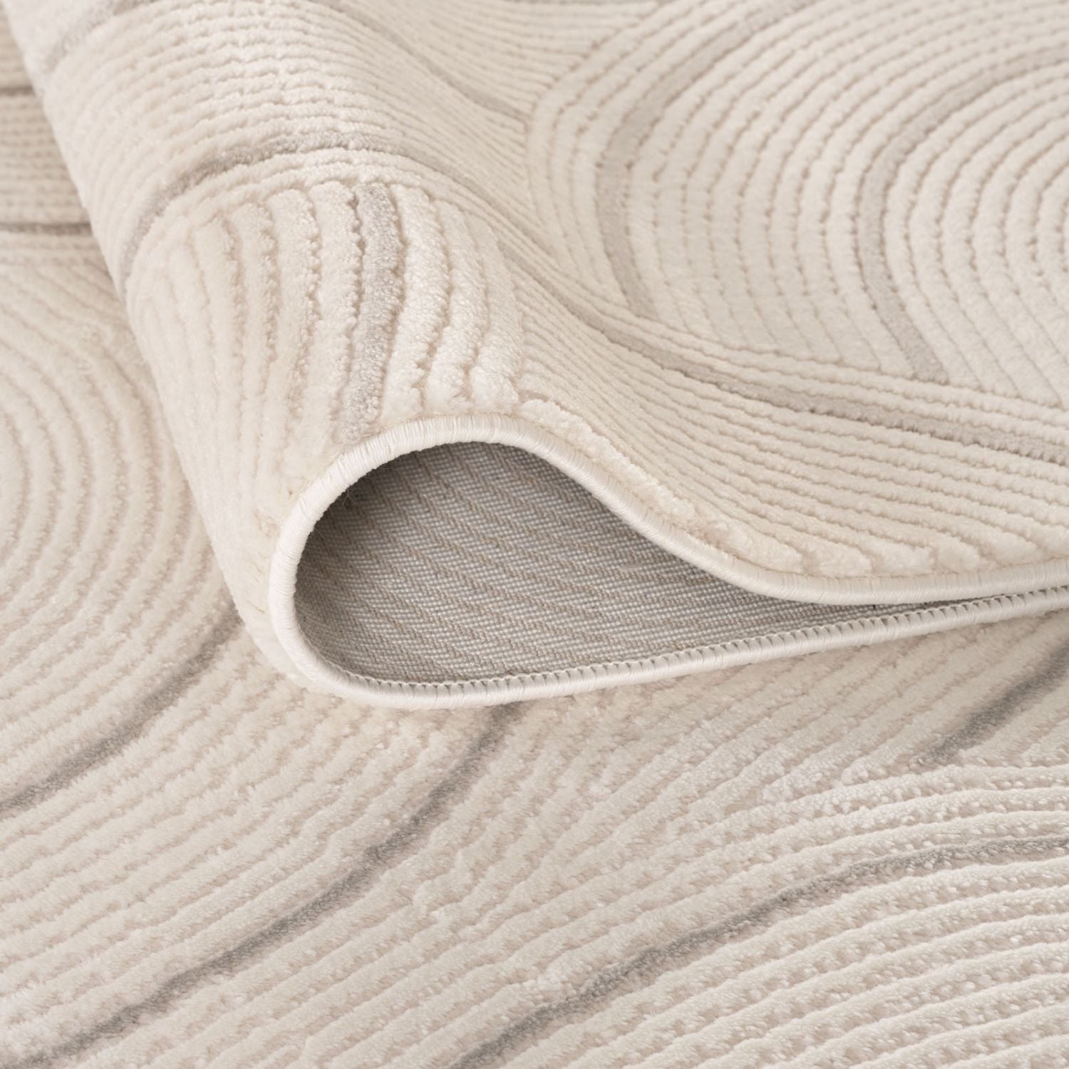 Carmel Cream - Grey Geometric Rug | 6070 - Bargainia.com - 5056584582260 - CRM-CG-80x150