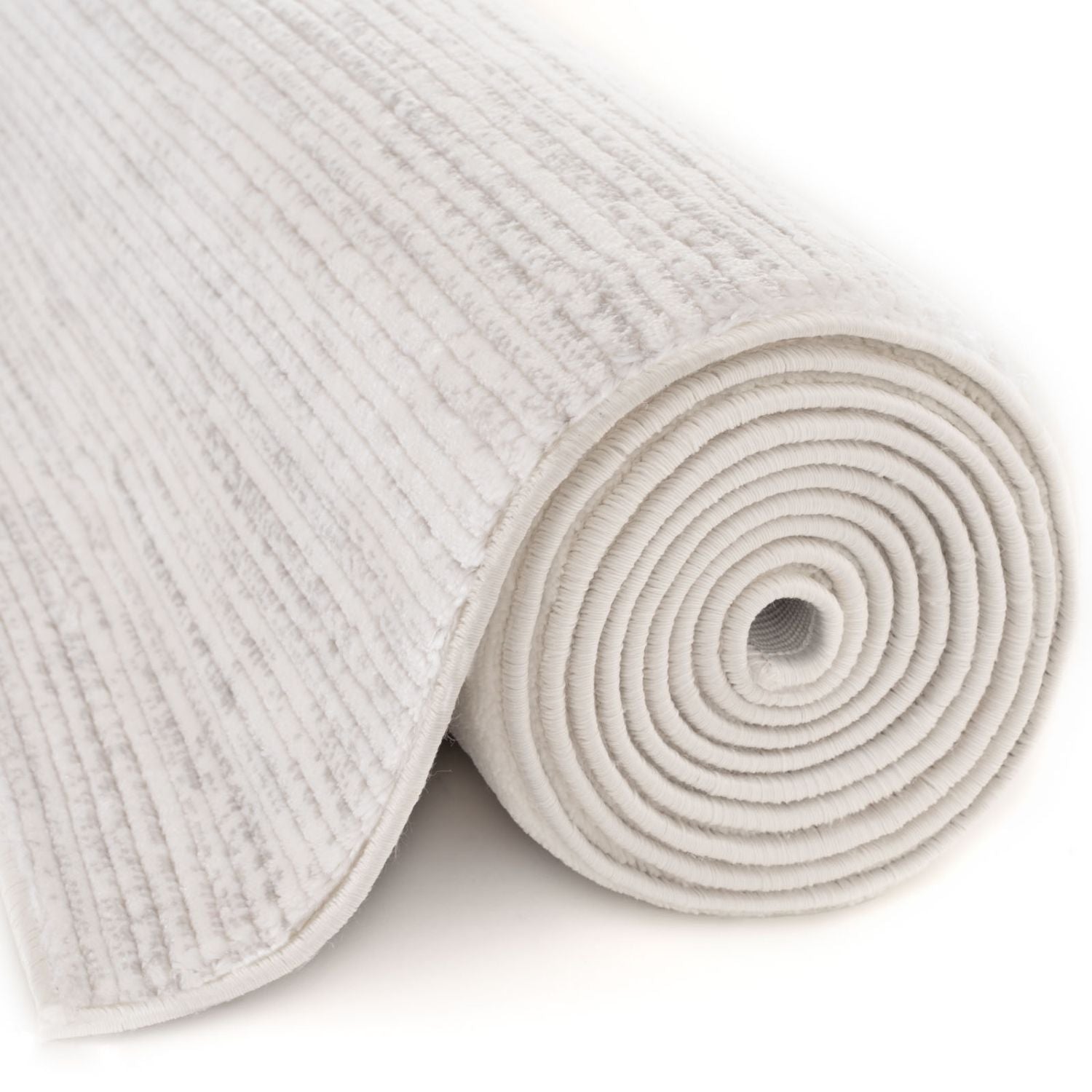 Carmel Cream - Grey Striped Rug | 6010 - Bargainia.com - 