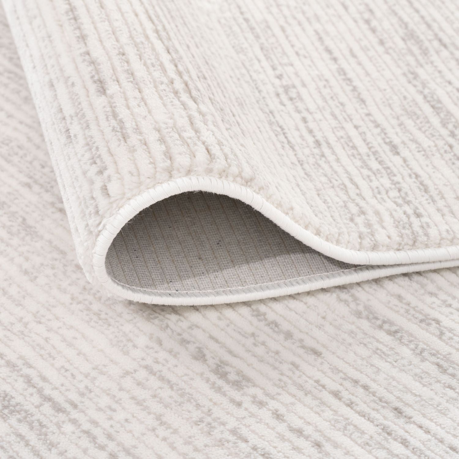 Carmel Cream - Grey Striped Rug | 6010 - Bargainia.com - 5056584582017 - CRM-CGRY-80x150