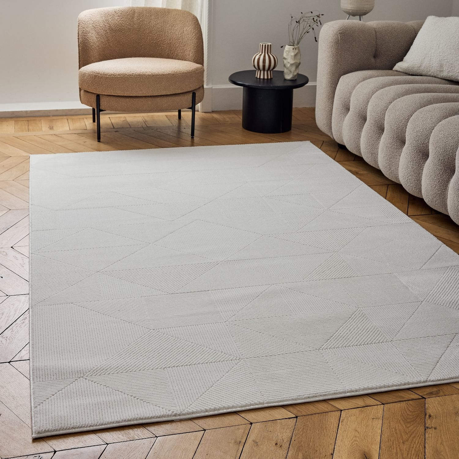 Carmel Cream Rug Abstract | 6000 - Bargainia.com - 