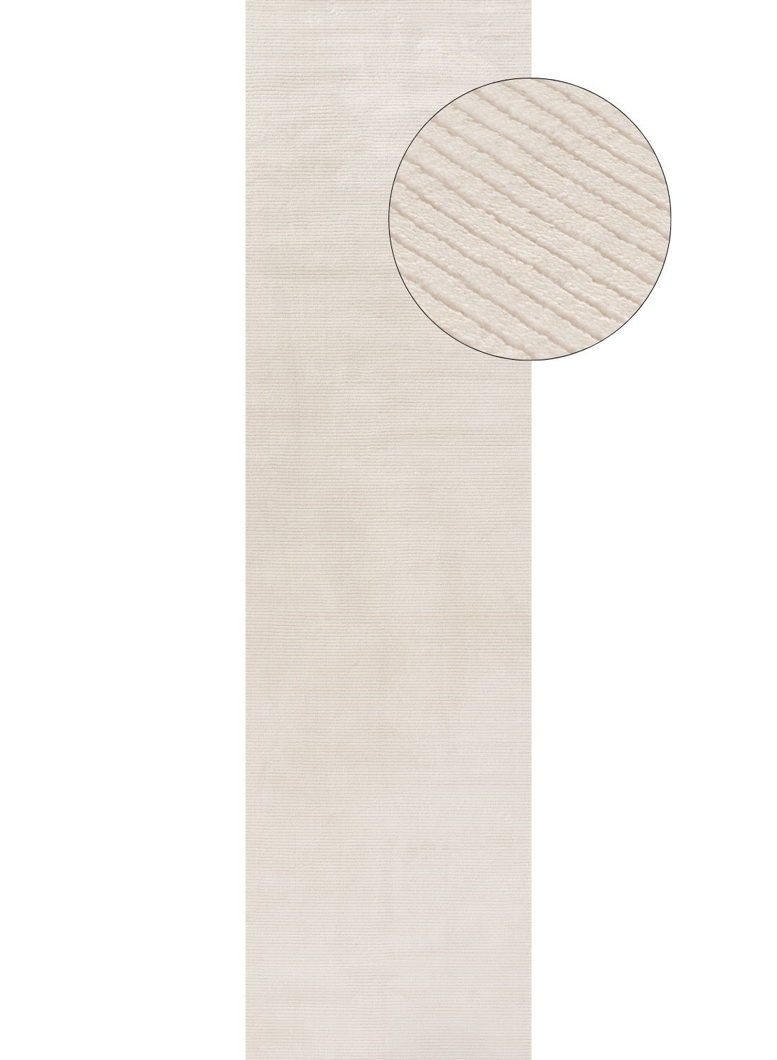 Carmel Cream Striped Rug | 6010 - Bargainia.com - 5056584582406 - CRM-CRC-80x300