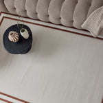 Carmel Cream - Terra Bordered Rug | 6060 - Bargainia.com - 