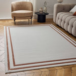 Carmel Cream - Terra Bordered Rug | 6060 - Bargainia.com - 