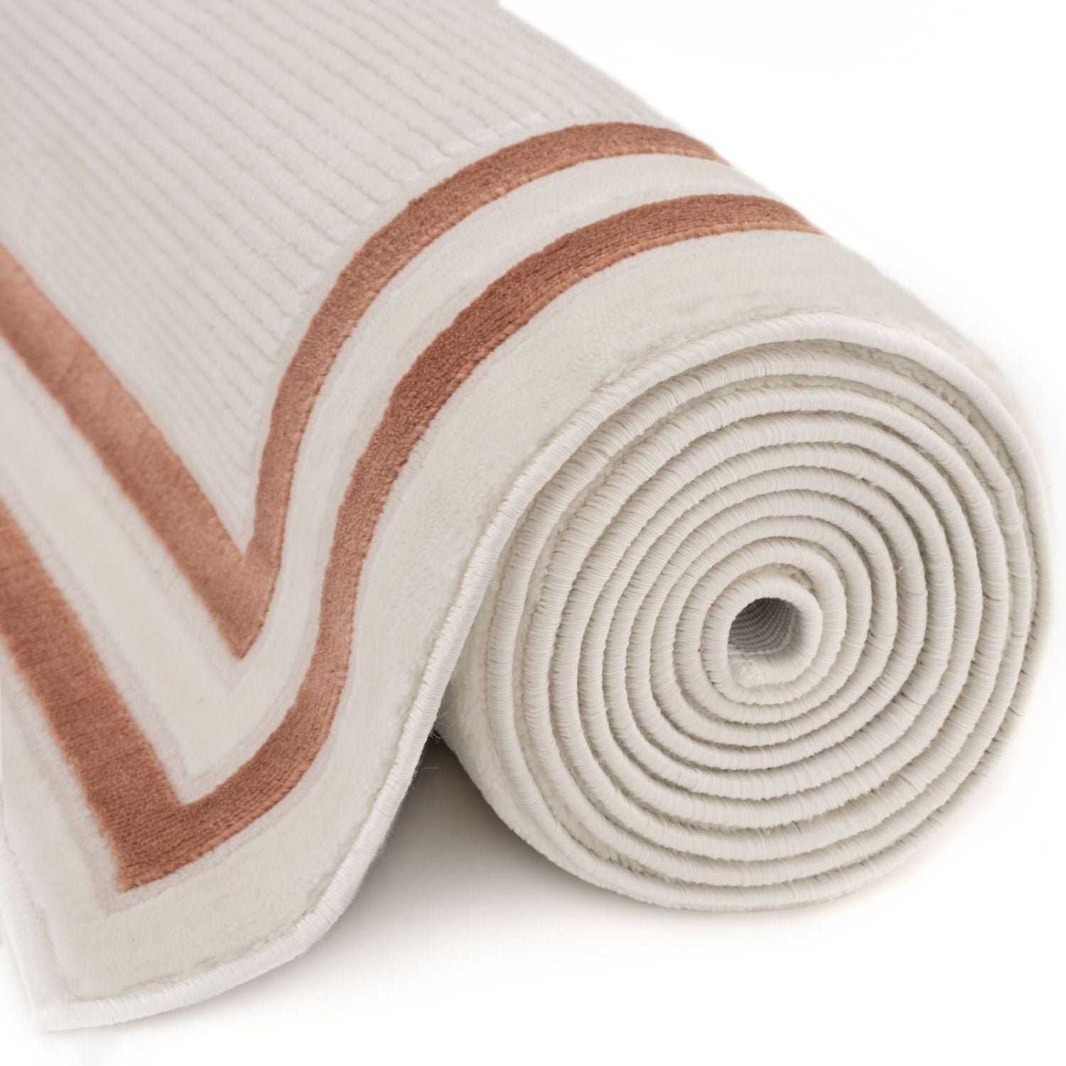 Carmel Cream - Terra Bordered Rug | 6060 - Bargainia.com - 