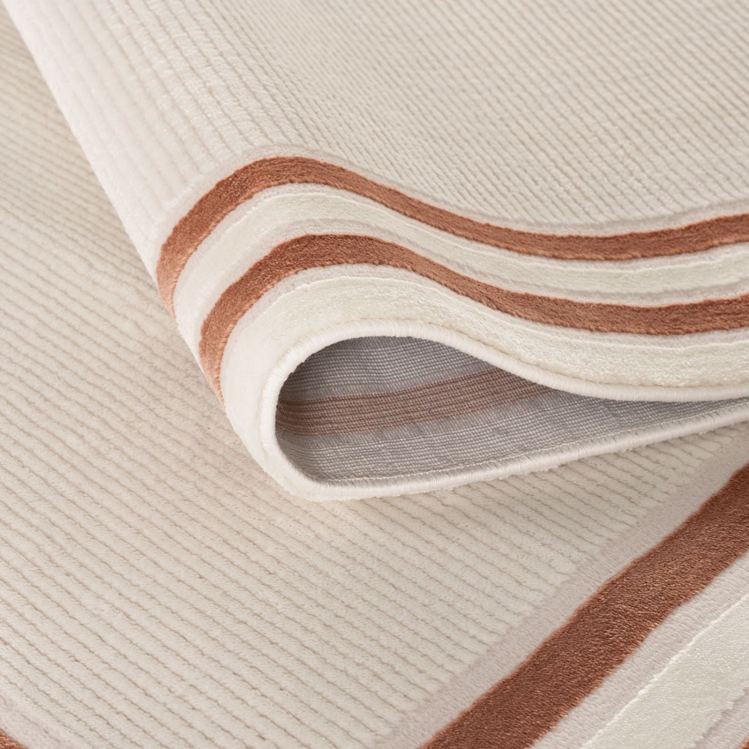 Carmel Cream - Terra Bordered Rug | 6060 - Bargainia.com - 