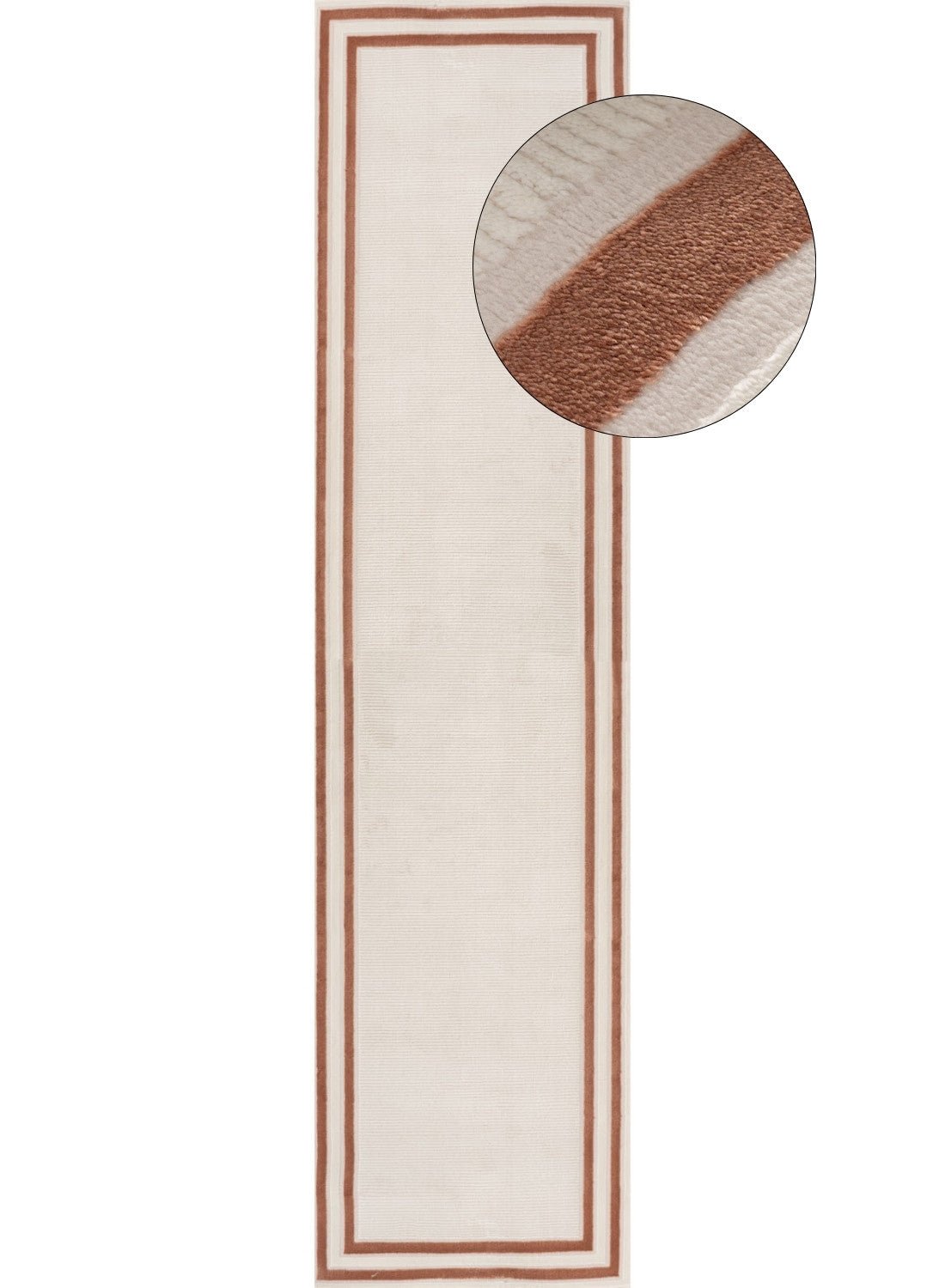 Carmel Cream - Terra Bordered Rug | 6060 - Bargainia.com - 5056584582604 - CRM-TRR-80x300