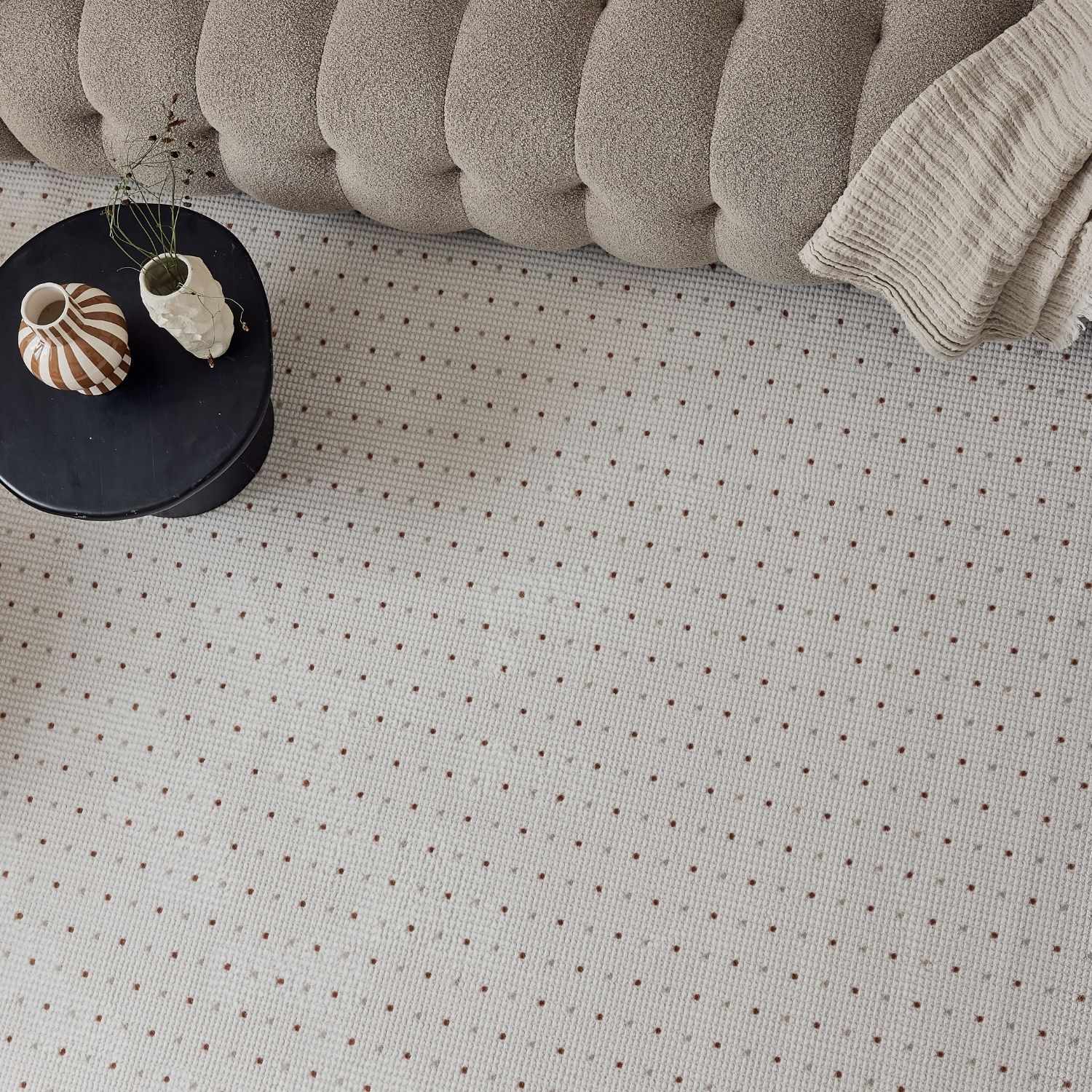 Carmel Cream - Terra Dots Rug | 6080 - Bargainia.com - 5056584582338 - CRM-CRTR-80x150
