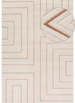 Carmel Cream - Terra Geometric Rug | 6040 - Bargainia.com - 