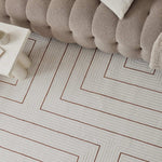Carmel Cream - Terra Geometric Rug | 6040 - Bargainia.com - 