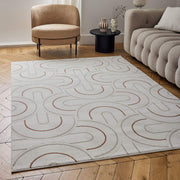 Carmel Cream - Terra Geometric Rug | 6070 - Bargainia.com - 5056584582284 - CRM-CTRA-80x150