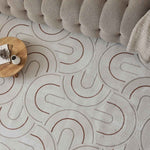 Carmel Cream - Terra Geometric Rug | 6070 - Bargainia.com - 