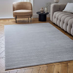 Carmel Grey - Cream Striped Rug | 6020 - Bargainia.com - 