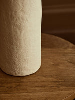 Carta Natural Papier Mache Table Lamp With Natural Raffia Shade - Bargainia.com - 5063227015030