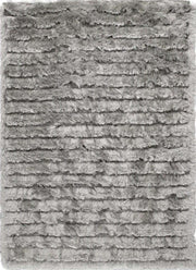 Carved Glamour Silver Grey Shaggy Rug - Bargainia.com - 5026134514881 - CRVGLA_SILVER_080X150
