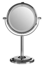 Cassini Chrome Finish Led Table Mirror - Bargainia.com - 5063227014842