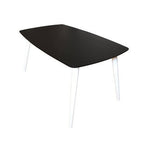 Cassy Black Ash Veneer Dining Table - Bargainia.com - 5018705755670