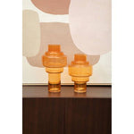 Cayden Large Orange Glass Vase - Bargainia.com - 5018705497921