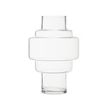 Cayden Stacked Design Small Glass Vase - Bargainia.com - 5018705976648