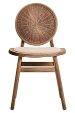 Cebu Beige Fabric and White Wash Elm Wood Dining Chair - Bargainia.com - 5018705994390