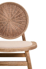 Cebu Beige Fabric and White Wash Elm Wood Dining Chair - Bargainia.com - 5018705994390