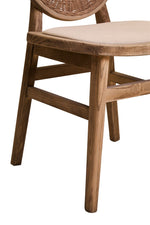 Cebu Beige Fabric and White Wash Elm Wood Dining Chair - Bargainia.com - 5018705994390