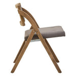 Cebu Grey Wash Elm Wood Folding Chair - Bargainia.com - 5018705994413