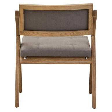 Cebu Grey Wash Elm Wood Folding Chair - Bargainia.com - 5018705994413