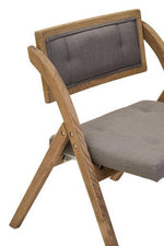 Cebu Grey Wash Elm Wood Folding Chair - Bargainia.com - 5018705994413