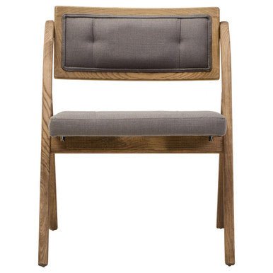 Cebu Grey Wash Elm Wood Folding Chair - Bargainia.com - 5018705994413