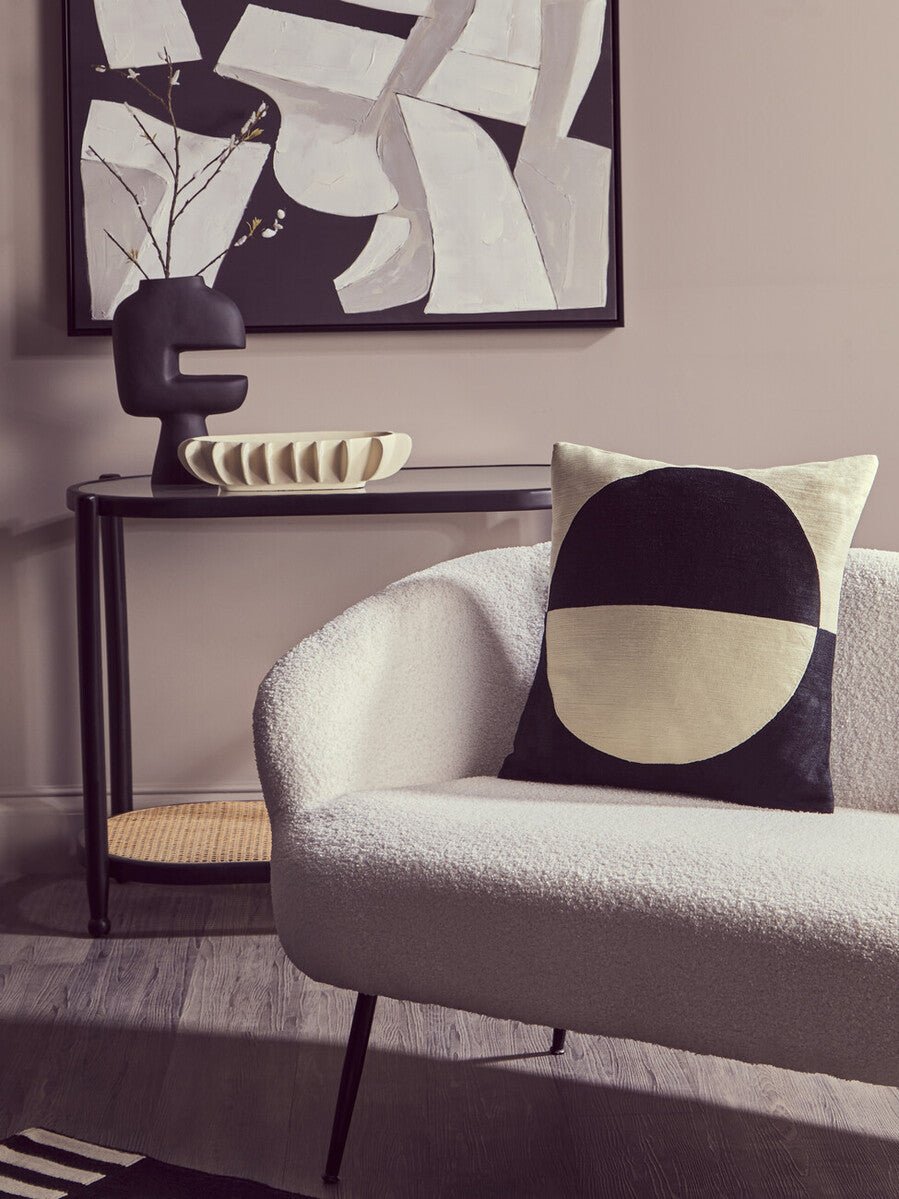 Cebu Rattan and Glass 2 Tier Console Table - Bargainia.com - 5018705952673