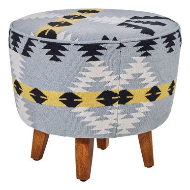 Cefena Round Footstool - Bargainia.com - 5018705477558