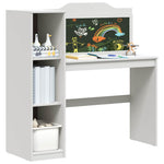 Chalkboard Desk White 120 x 45 x 118.5 cm Engineered wood - Bargainia.com - 