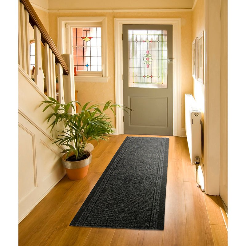 Charcoal Black Stair Runner / Kitchen Mat - Sydney (Custom Sizes Available) - Bargainia.com - 