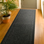 Charcoal Black Stair Runner / Kitchen Mat - Sydney (Custom Sizes Available) - Bargainia.com - 