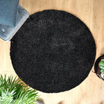 Charcoal Thick Shaggy Rug - California - Bargainia.com - 