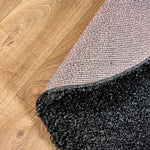 Charcoal Thick Shaggy Rug - California - Bargainia.com - 