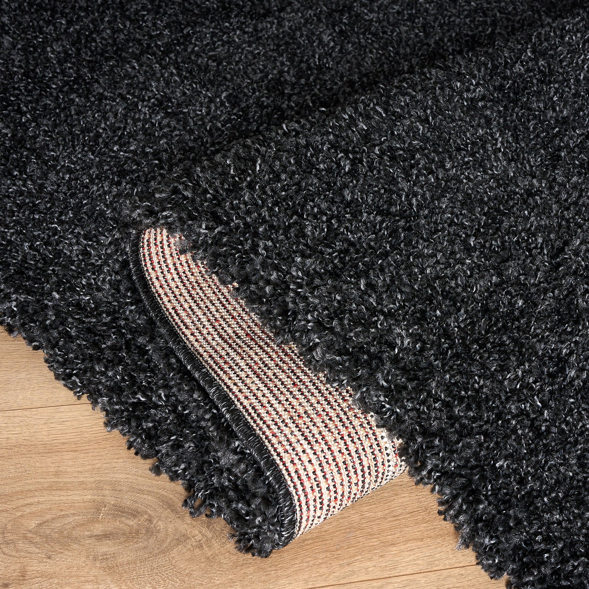Charcoal Thick Shaggy Rug - California Rugs Rug Masters