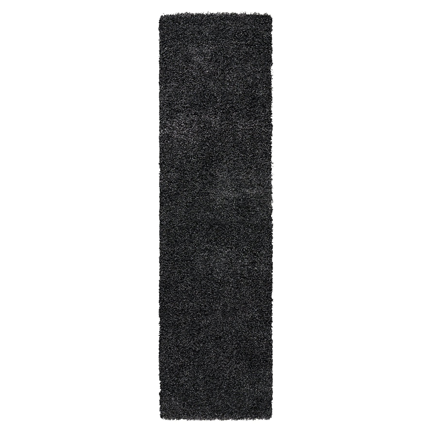 Charcoal Thick Shaggy Rug - California - Bargainia.com - 