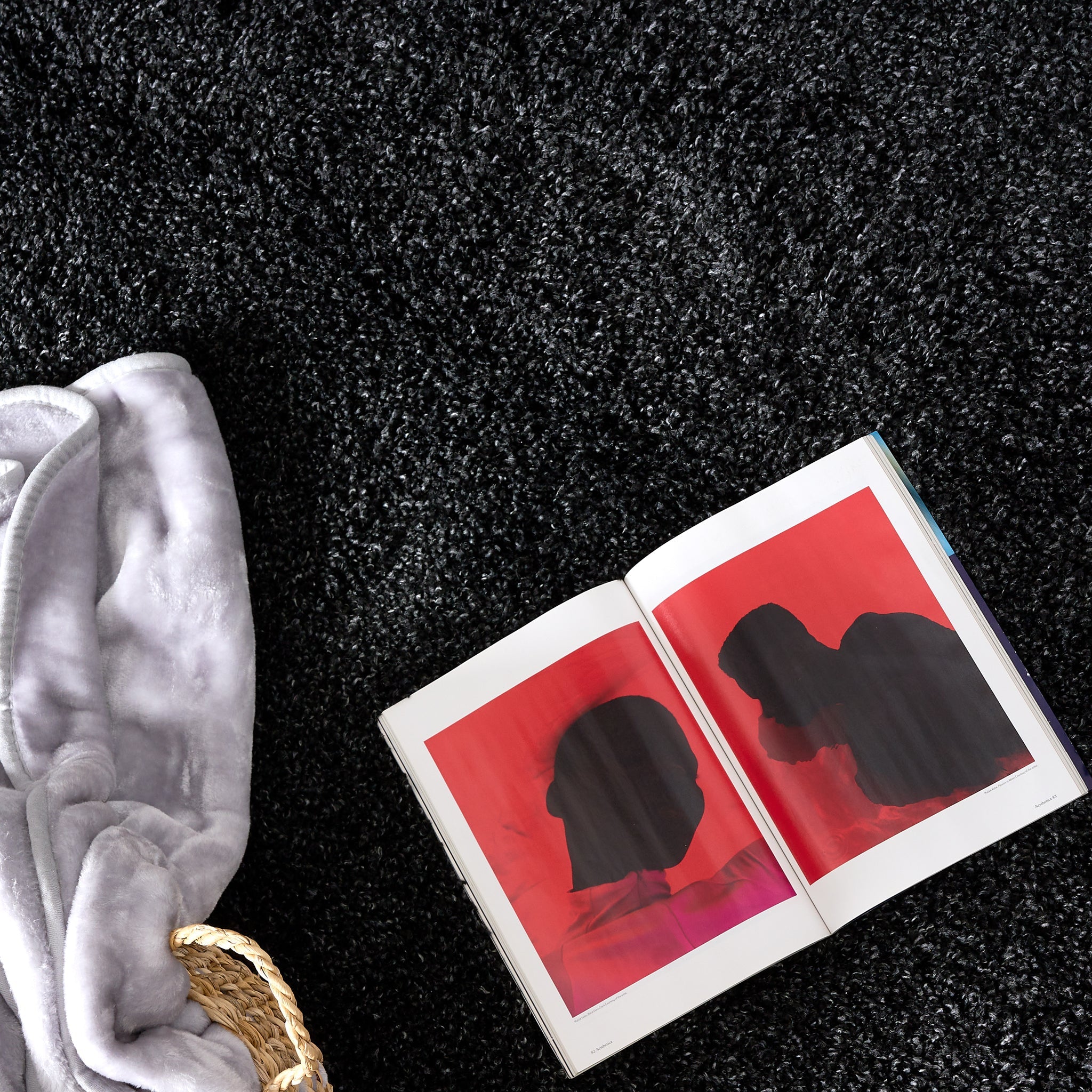 Charcoal Thick Shaggy Rug - California Rugs Rug Masters