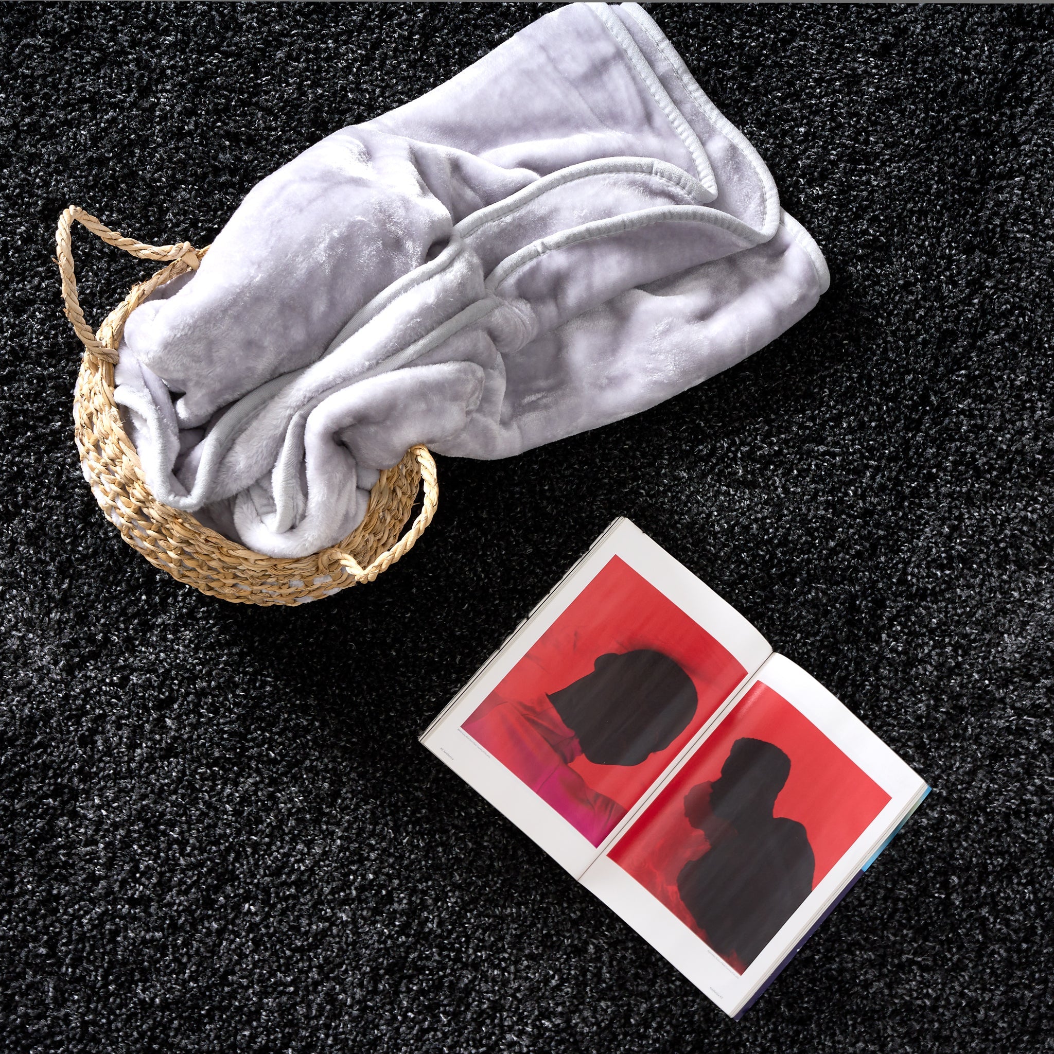 Charcoal Thick Shaggy Rug - California Rugs Rug Masters