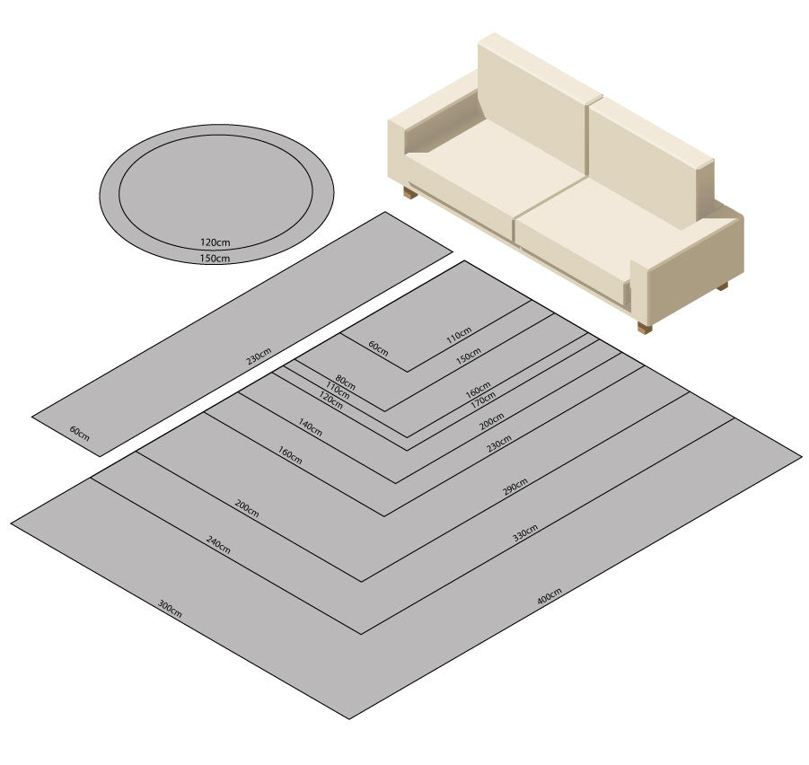 Charcoal Thick Shaggy Rug - California Rugs Rug Masters