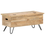 Chest 90x40x45 cm Solid Mango Wood - Bargainia.com - 