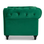 Chesterfield Sofa Suite - Jade Green Velvet - Bargainia.com - 