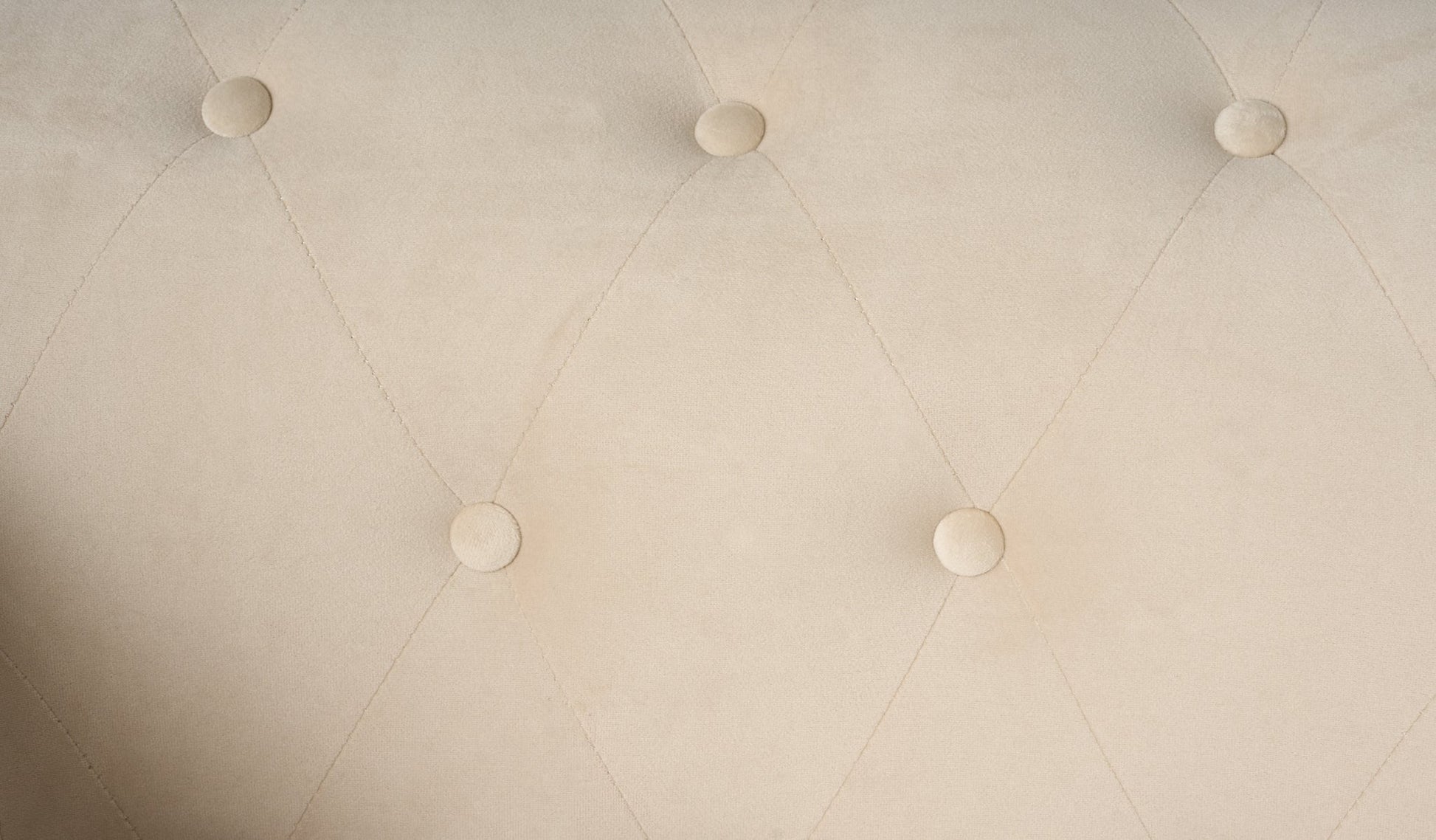 Chesterfield Velvet Armchair - Cream Furniture Bargainia