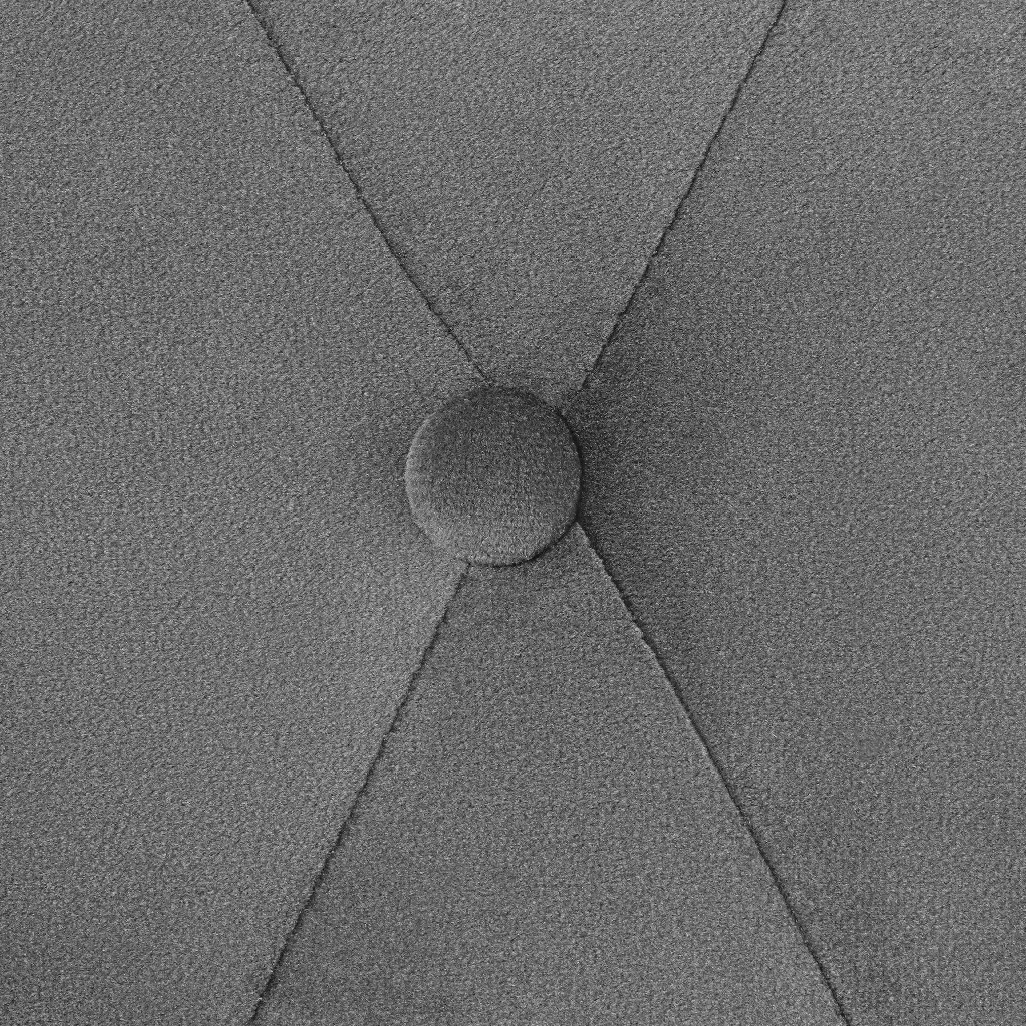 Chesterfield Velvet Armchair - Grey Furniture Bargainia