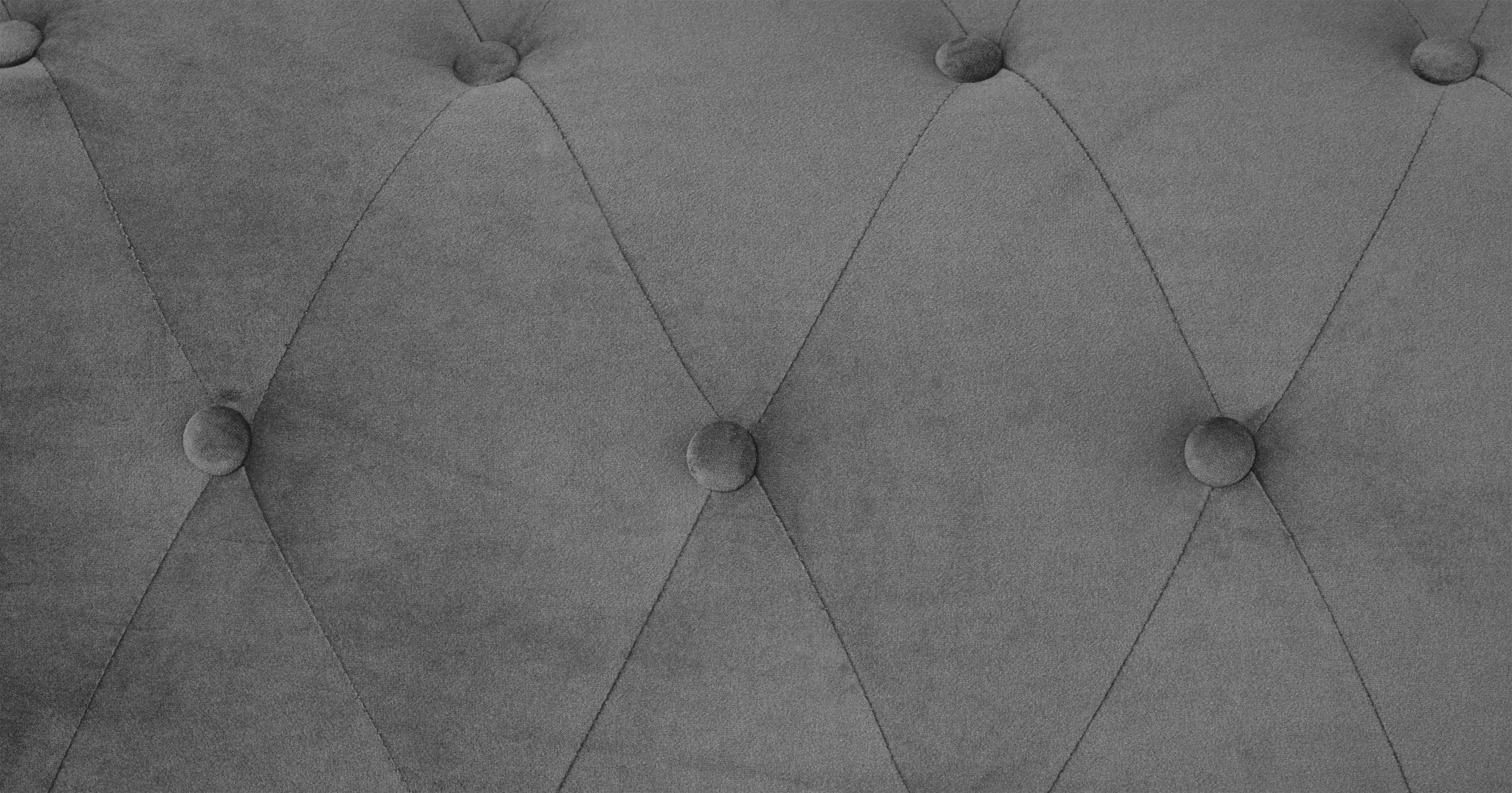 Chesterfield Velvet Armchair - Grey Furniture Bargainia